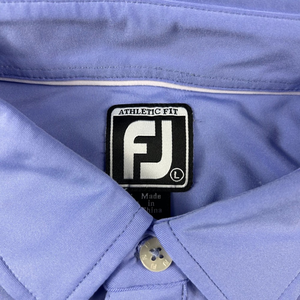 FootJoy Golf Polo Mens Large Athletic Fit GOLFTEC Short Sleeve Performance‎ - Picture 4 of 8